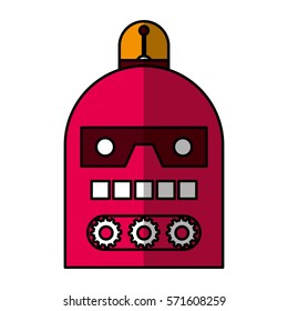 electric robot avatar character vector illustration design