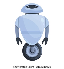 Vector de dibujos animados de iconos de robots eléctricos. Juguete lindo. Niño artificial