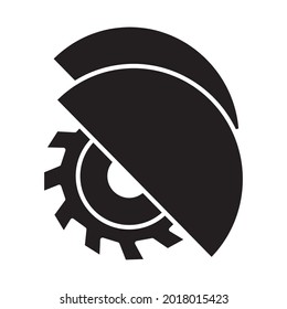 Electric saw Glyph Style vector icon which can easily modify or edit 
