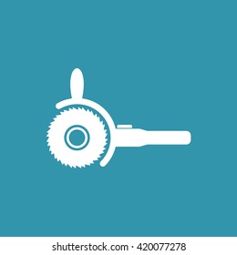 Electric Saw Icon. Eps-10.