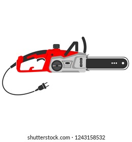 electric saw isolated on a white background