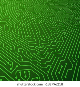 Electric scheme vector background. Circuit board components concept. Illustration of circuit board background