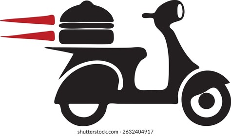 Electric Scooter Delivery Service Icon
