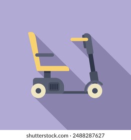 Electric scooter for disabled person allowing them to easily move around