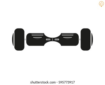 electric scooter, hoverboard, icon, vector illustration eps10