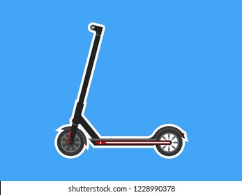 Electric Scooter Icon illustration Vector