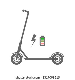 Electric Scooter Icon illustration Vector