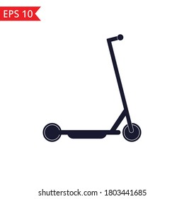 Electric Scooter icon isolated Vector
