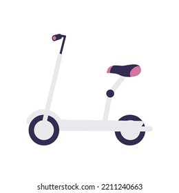 Electric Scooter Icon. Modern lifestyle. Eco transport for city lifestyle. Scooter concept. Vector flat illustration.