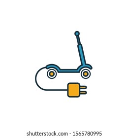 Electric Scooter icon. Simple element from smart devices icons collection. Creative Electric Scooter icon ui, ux, apps, software and infographics.