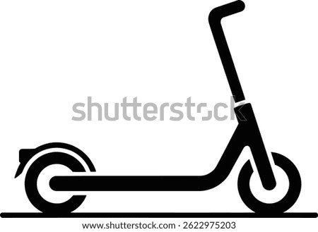 Electric scooter icon. Simple illustration of electric scooter vector icon for web