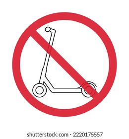 Icono de ciclomotor eléctrico, transporte ecológico plano urbano, ilustración del vector del vehículo.