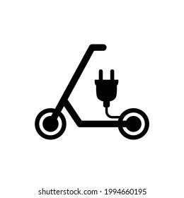 Electric  scooter icon - vector