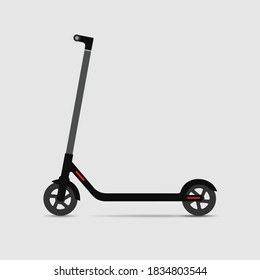 Electric scooter icon, vector illustration