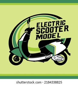 Electric scooter with the latest model