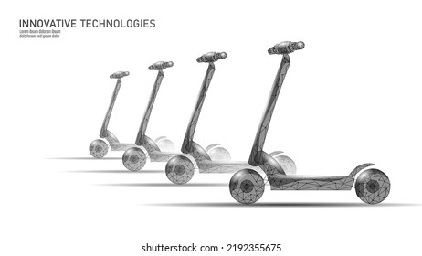 Diseño de baja polilla de ciclomotor eléctrico. Solución de problemas de última milla para el transporte de micromovilidad ecológica. Recoge un sistema de alquiler para uso compartido de scooter. Ilustración del vector de movilidad urbana de la motocicleta electrónica