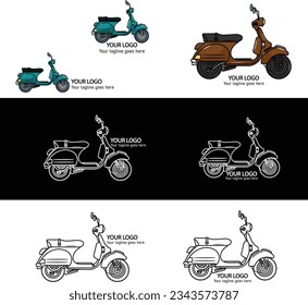 electric scooter vector, scooter bike, scooter bike