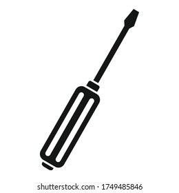 Icono de destornillador eléctrico. Ilustración simple del icono del vector del destornillador eléctrico para el diseño web aislado en fondo blanco