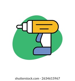 Electric Screwdriver Icon vector stock illustration
