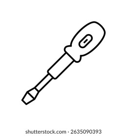 Electric Screwdriver Icon vector stock illustration