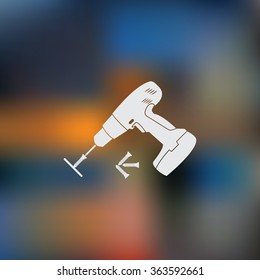 Electric Screwdriver with screws