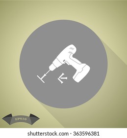 Electric Screwdriver with screws
