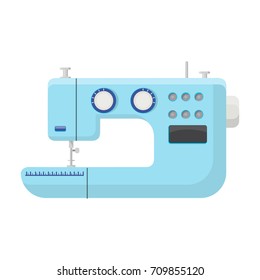 Electric sewing machine. Sewing and equipment single icon in cartoon style vector symbol stock illustration web.