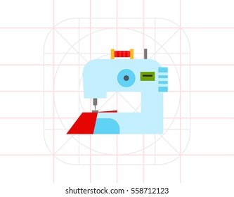 Electric Sewing Machine Icon
