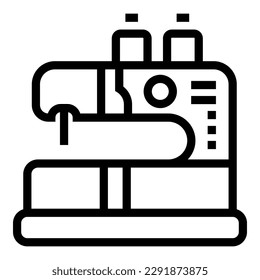 Electric sewing machine icon outline vector. Art workshop. Hand bracelet