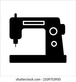 Icono de línea de la máquina de coser eléctrica. signo de estilo lineal para concepto móvil y diseño web. Icono de vector de contorno de máquina de coser. Símbolo, ilustración del logotipo. Gráficos vectoriales