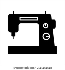 Electric sewing machine line icon. linear style sign for mobile concept and web design. Sewing machine outline vector icon. Symbol, logo illustration. Vector graphics