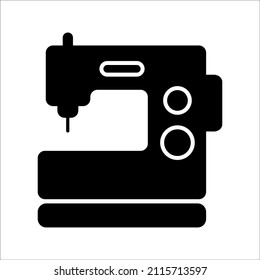 Electric sewing machine line icon. linear style sign for mobile concept and web design. Sewing machine outline vector icon. Symbol, logo illustration. Vector graphics