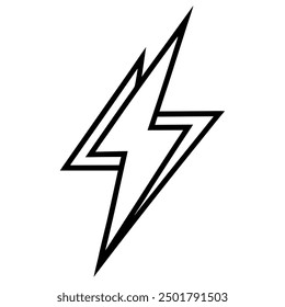 Elektrische Form Logo Design in Schwarz-Weiß
