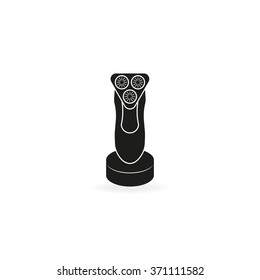 Electric shaver icon.