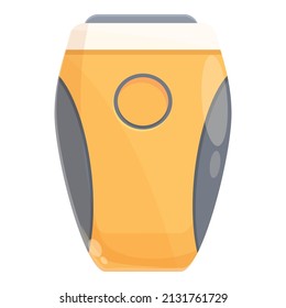 Electric shaver icon cartoon vector. Hair treatment. Skin body