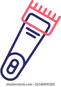 Electric Shaver Icon Color Vector Illustration