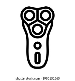 Icono del agitador eléctrico. Diseño de contorno negrita editable. Ilustración vectorial.