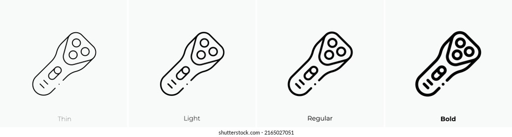 electric shaver icon. Linear style sign isolated on white background. Vector illustration.