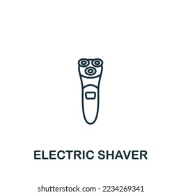 Electric Shaver icon. Monochrome simple Barber Shop icon for templates, web design and infographics