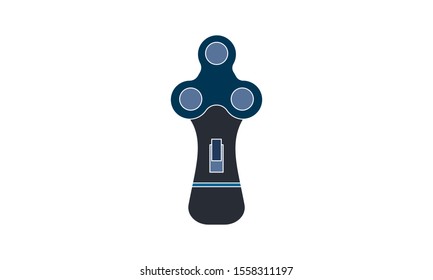 Electric shaver icon on white background vector image