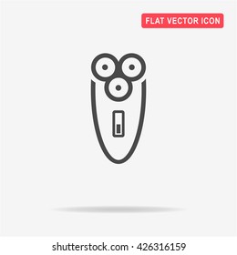 Electric shaver icon. Vector concept illustration for design.