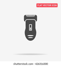 Electric shaver icon. Vector concept illustration for design.
