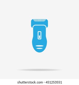Electric shaver icon. Vector concept illustration for design.