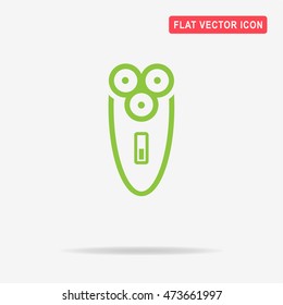 Electric shaver icon. Vector concept illustration for design.