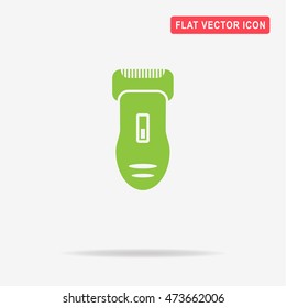 Electric shaver icon. Vector concept illustration for design.