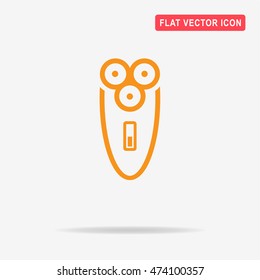 Electric shaver icon. Vector concept illustration for design.
