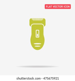 Electric shaver icon. Vector concept illustration for design.