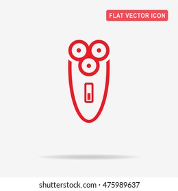 Electric shaver icon. Vector concept illustration for design.