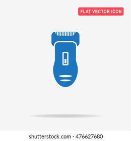 Electric shaver icon. Vector concept illustration for design.