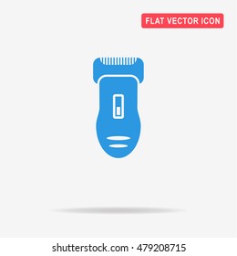 Electric shaver icon. Vector concept illustration for design.